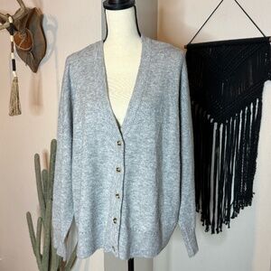 Torrid SUPER Soft Gray Vegan Cashmere Cardigan